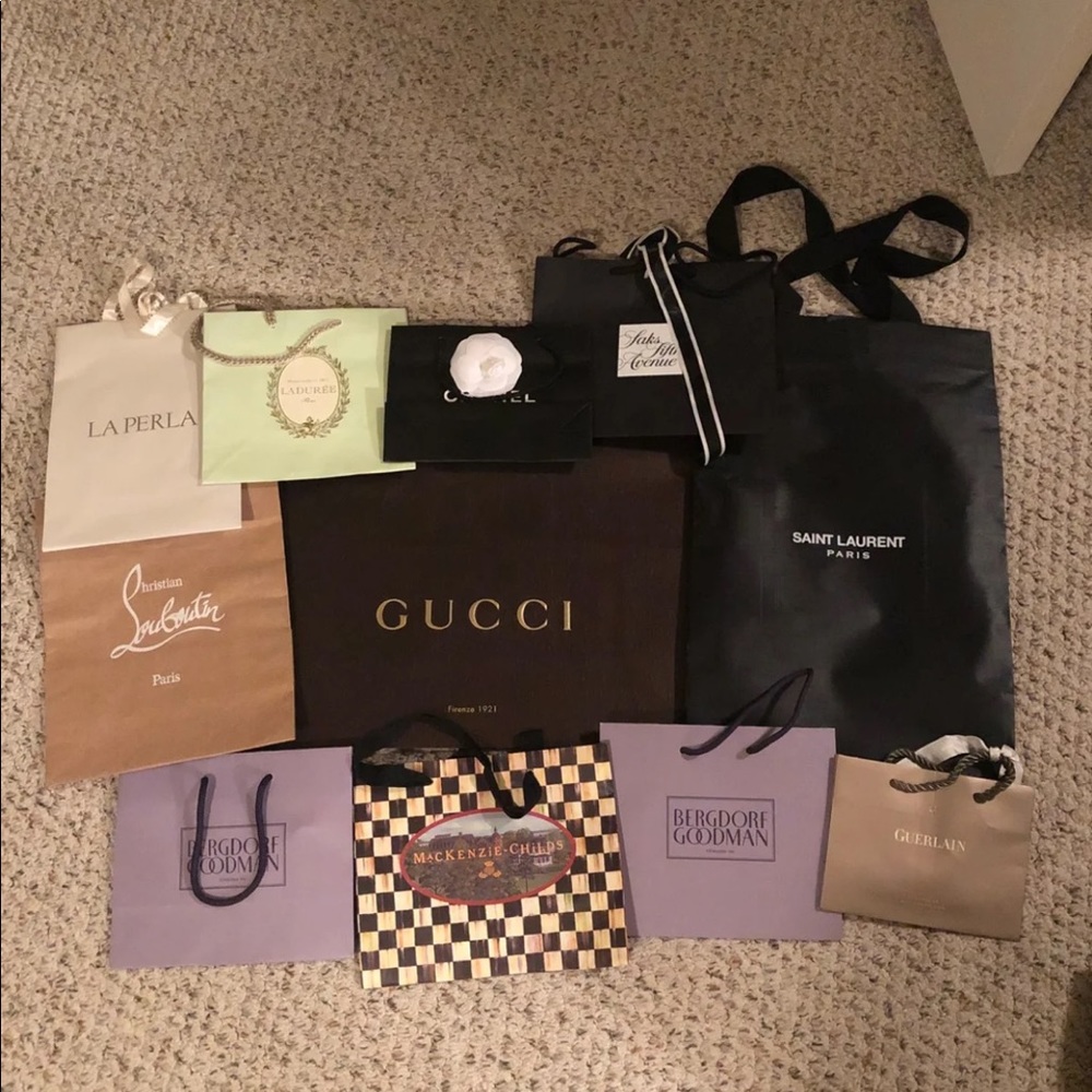 Designer shopping bags